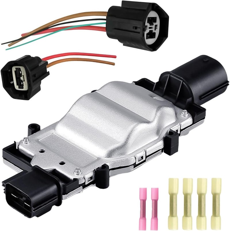 PLDDE 1137328567 Cooling Fan Control Module Unit Compatible with 13-18 Ford Focus 13-16 Ford Escape 14-17 Ford Transit Connect 10-13 Mazda 3 New 1pcs Engine Radiator - Image 1